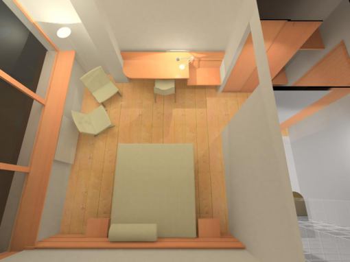 Interiérový dizajn hotelových izieb a apartmánov