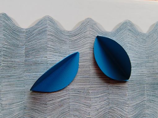 náušnice ČOČKA-modre